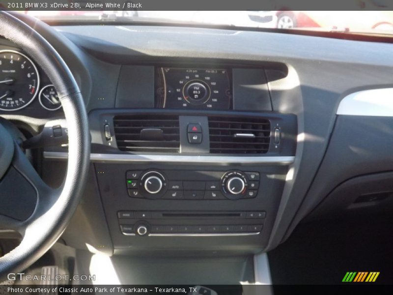 Alpine White / Black 2011 BMW X3 xDrive 28i