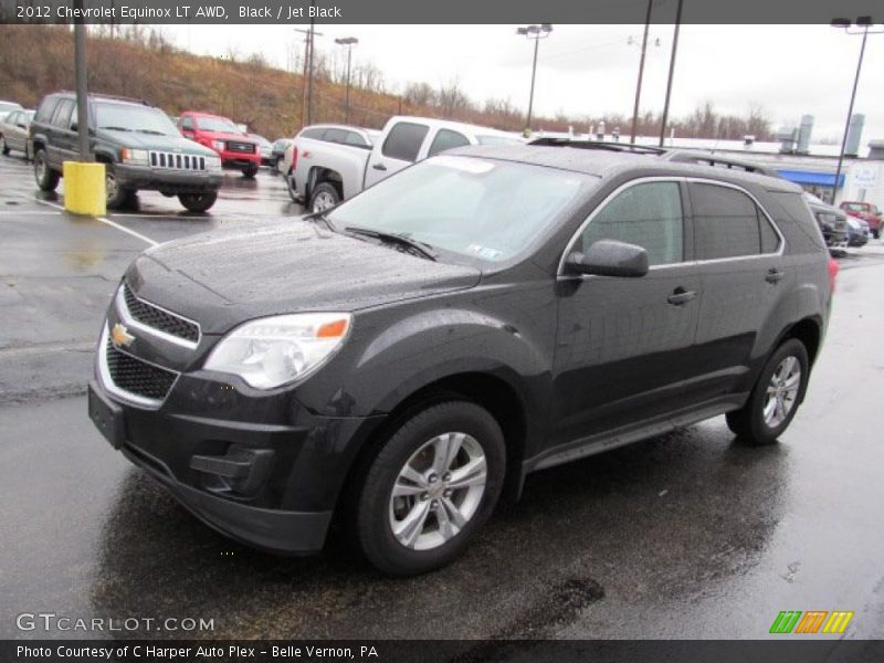 Black / Jet Black 2012 Chevrolet Equinox LT AWD