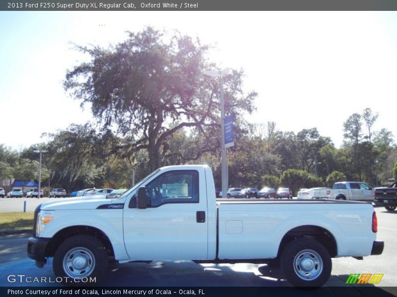 Oxford White / Steel 2013 Ford F250 Super Duty XL Regular Cab