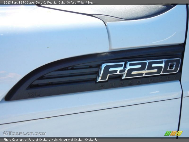 Oxford White / Steel 2013 Ford F250 Super Duty XL Regular Cab