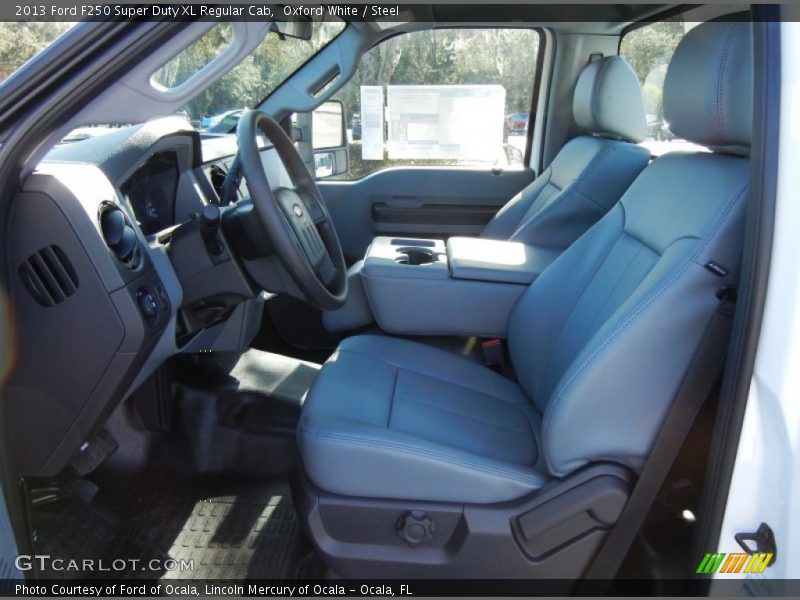 Oxford White / Steel 2013 Ford F250 Super Duty XL Regular Cab