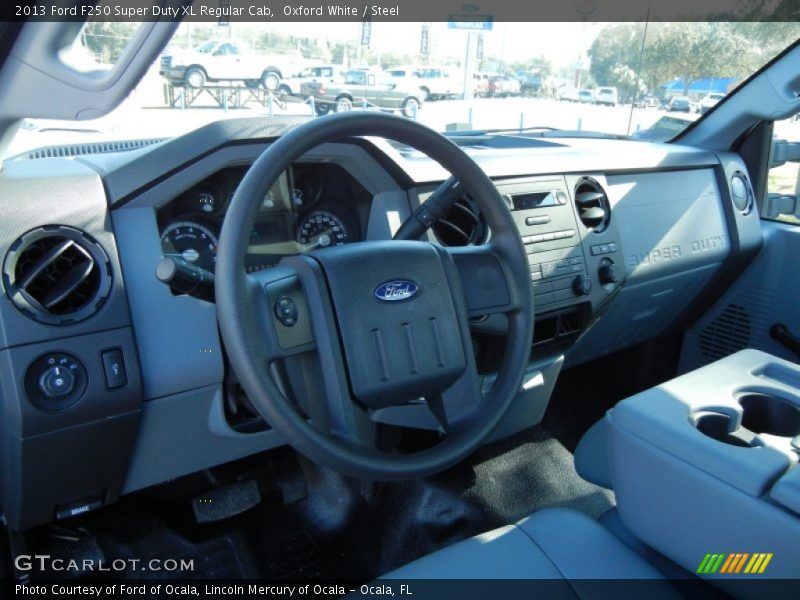 Oxford White / Steel 2013 Ford F250 Super Duty XL Regular Cab