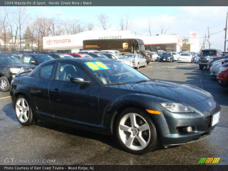 Nordic Green Mica / Black 2004 Mazda RX-8 Sport