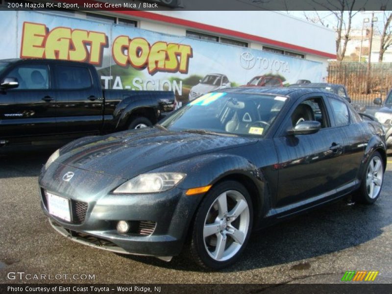 Nordic Green Mica / Black 2004 Mazda RX-8 Sport