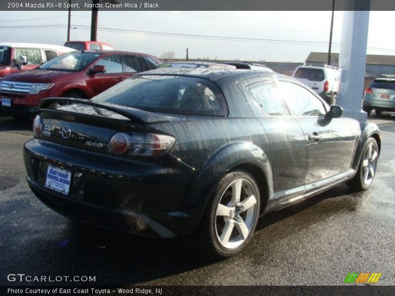 Nordic Green Mica / Black 2004 Mazda RX-8 Sport