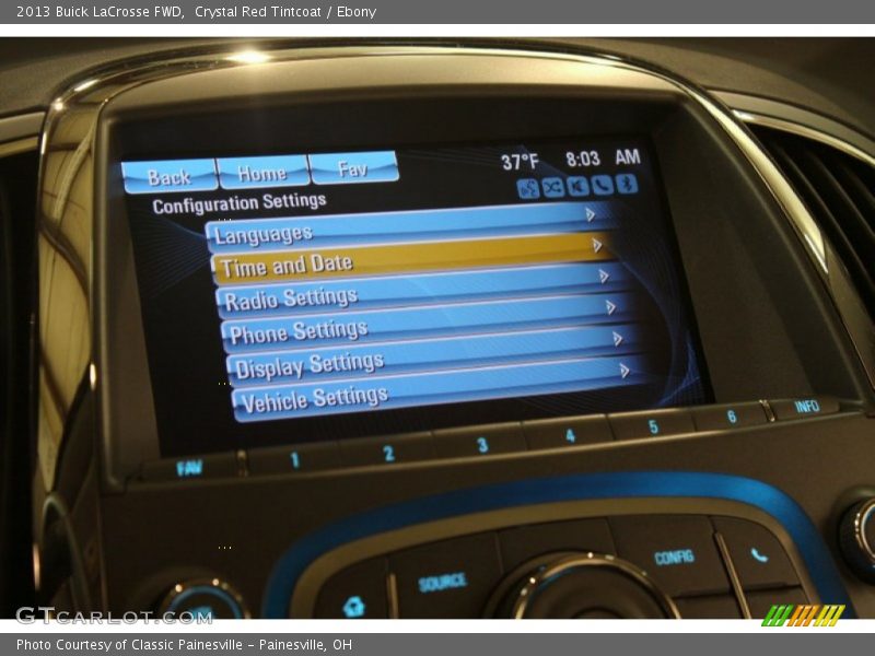 Crystal Red Tintcoat / Ebony 2013 Buick LaCrosse FWD
