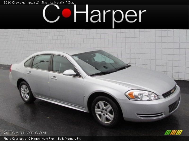 Silver Ice Metallic / Gray 2010 Chevrolet Impala LS