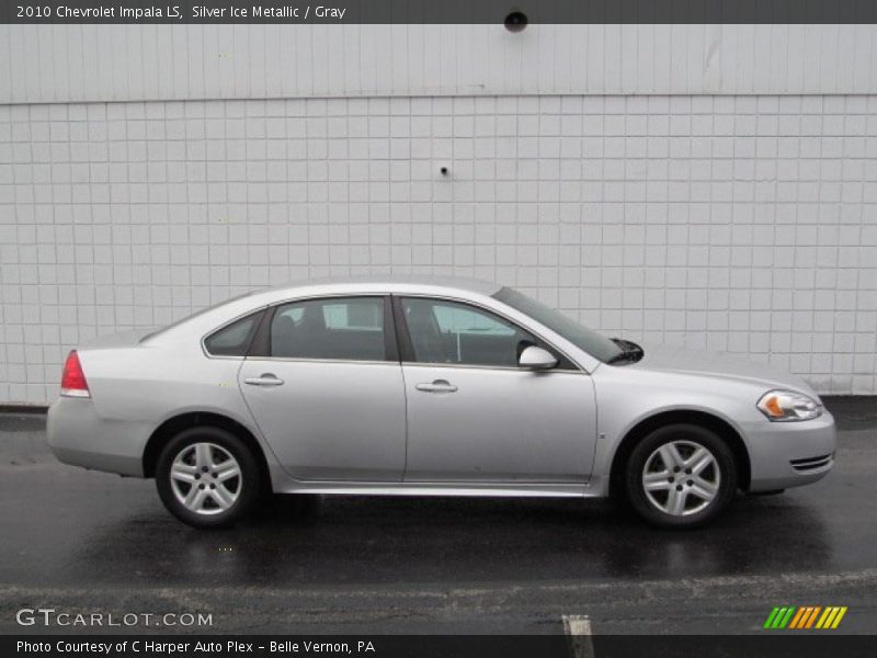 Silver Ice Metallic / Gray 2010 Chevrolet Impala LS