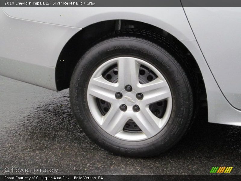 Silver Ice Metallic / Gray 2010 Chevrolet Impala LS