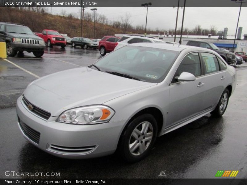 Silver Ice Metallic / Gray 2010 Chevrolet Impala LS