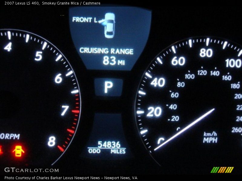 Smokey Granite Mica / Cashmere 2007 Lexus LS 460