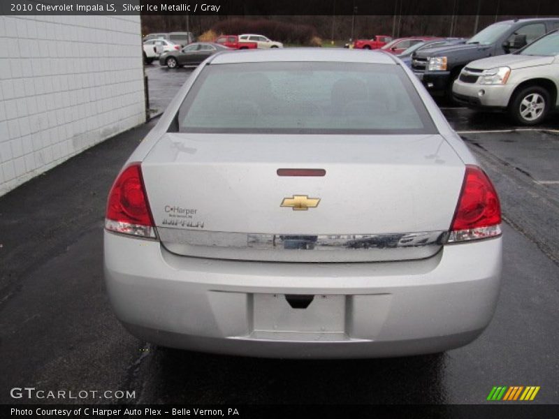 Silver Ice Metallic / Gray 2010 Chevrolet Impala LS