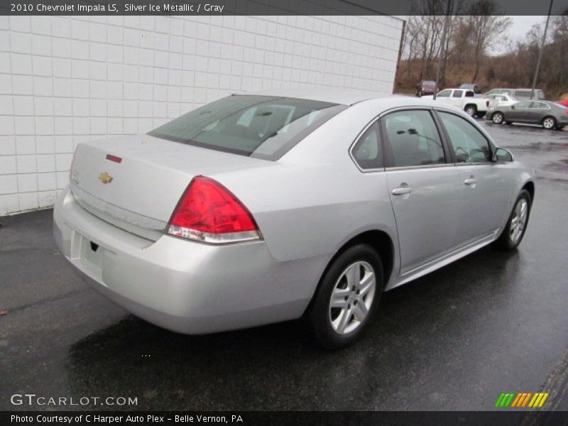 Silver Ice Metallic / Gray 2010 Chevrolet Impala LS