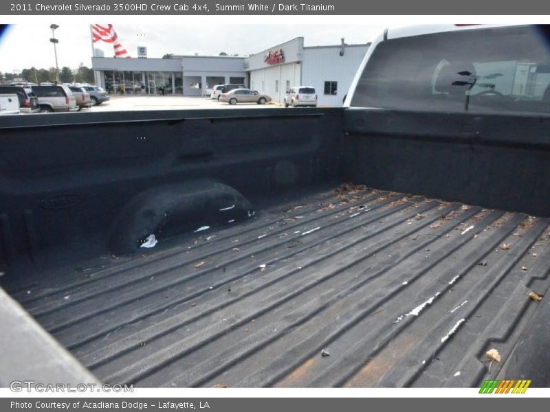 Summit White / Dark Titanium 2011 Chevrolet Silverado 3500HD Crew Cab 4x4