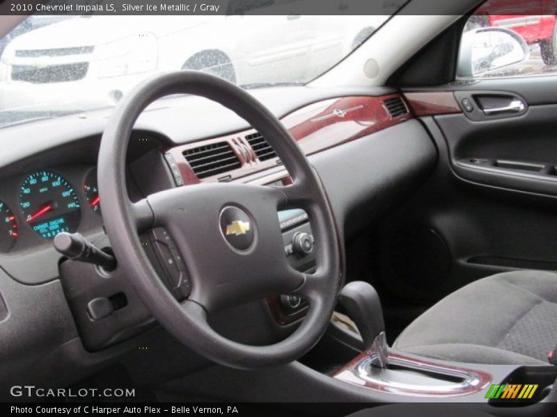 Silver Ice Metallic / Gray 2010 Chevrolet Impala LS