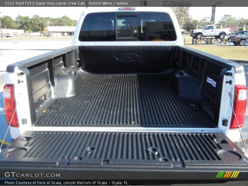 Oxford White / Adobe 2013 Ford F250 Super Duty Lariat Crew Cab