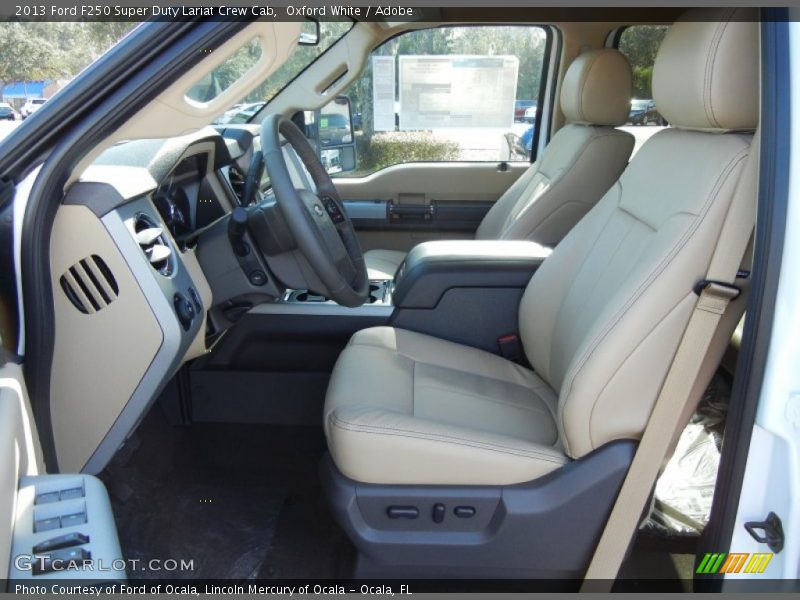  2013 F250 Super Duty Lariat Crew Cab Adobe Interior