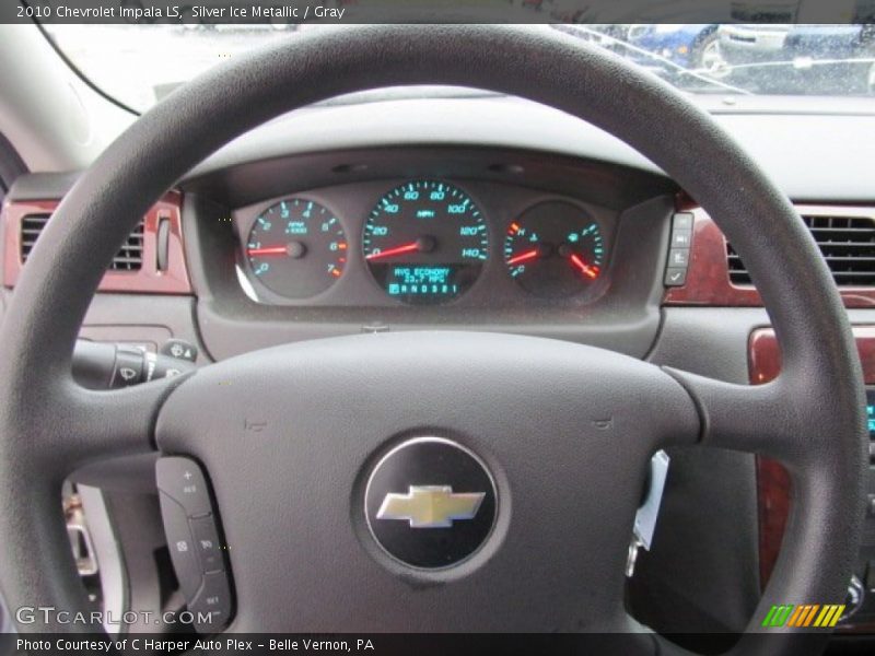 Silver Ice Metallic / Gray 2010 Chevrolet Impala LS
