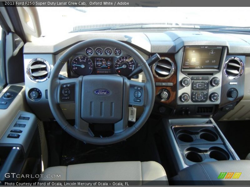 Dashboard of 2013 F250 Super Duty Lariat Crew Cab