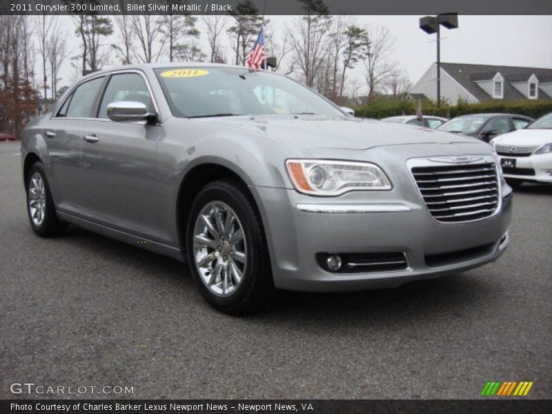 Billet Silver Metallic / Black 2011 Chrysler 300 Limited