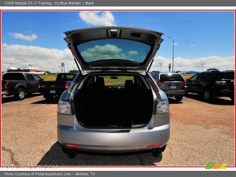 Icy Blue Metallic / Black 2008 Mazda CX-7 Touring