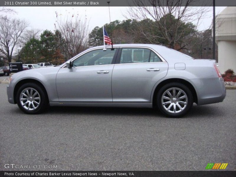 Billet Silver Metallic / Black 2011 Chrysler 300 Limited