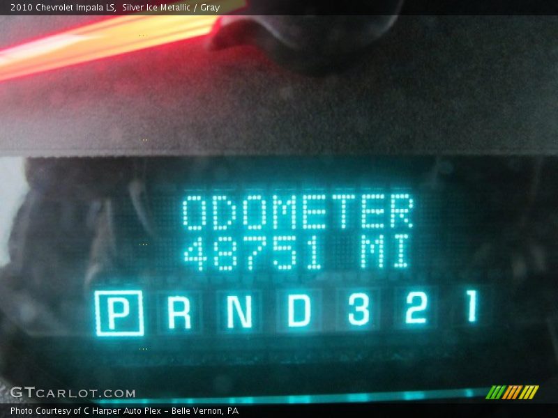 Silver Ice Metallic / Gray 2010 Chevrolet Impala LS