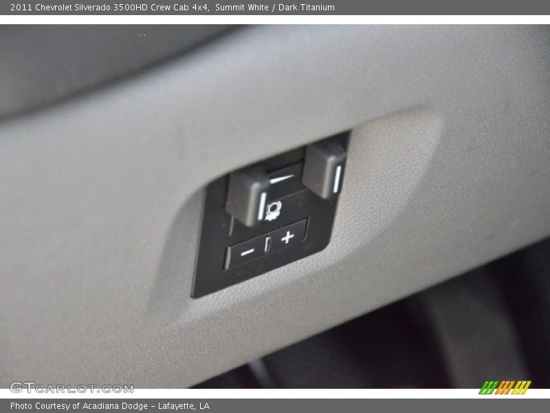 Summit White / Dark Titanium 2011 Chevrolet Silverado 3500HD Crew Cab 4x4