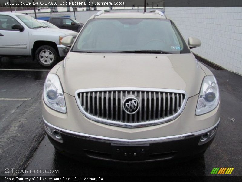 Gold Mist Metallic / Cashmere/Cocoa 2011 Buick Enclave CXL AWD
