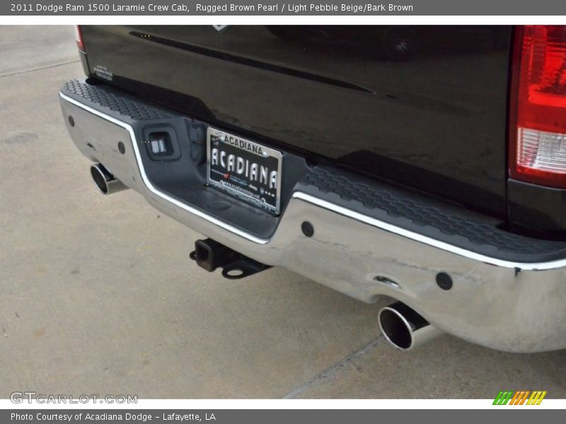 Rugged Brown Pearl / Light Pebble Beige/Bark Brown 2011 Dodge Ram 1500 Laramie Crew Cab