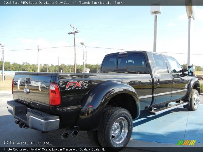 Tuxedo Black Metallic / Black 2013 Ford F450 Super Duty Lariat Crew Cab 4x4