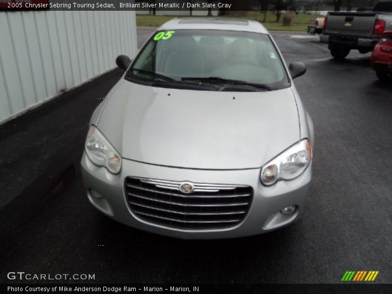 Brilliant Silver Metallic / Dark Slate Gray 2005 Chrysler Sebring Touring Sedan