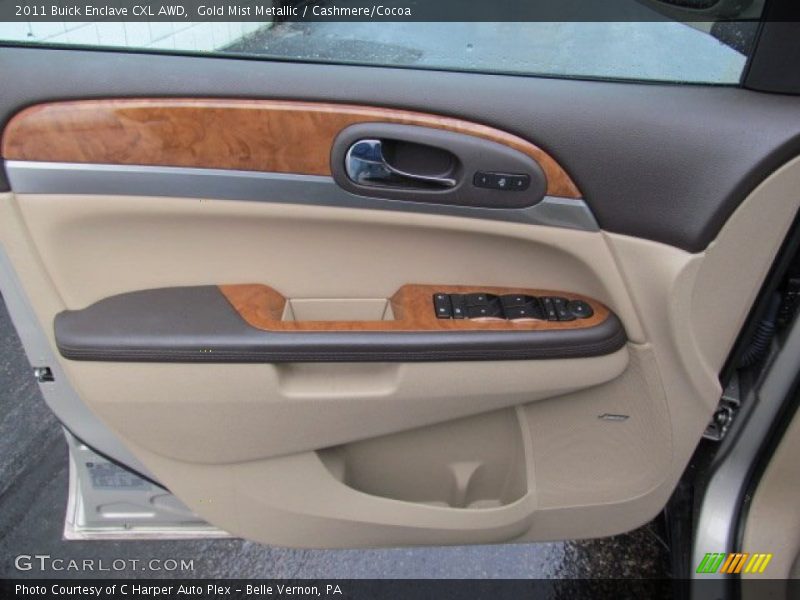 Gold Mist Metallic / Cashmere/Cocoa 2011 Buick Enclave CXL AWD
