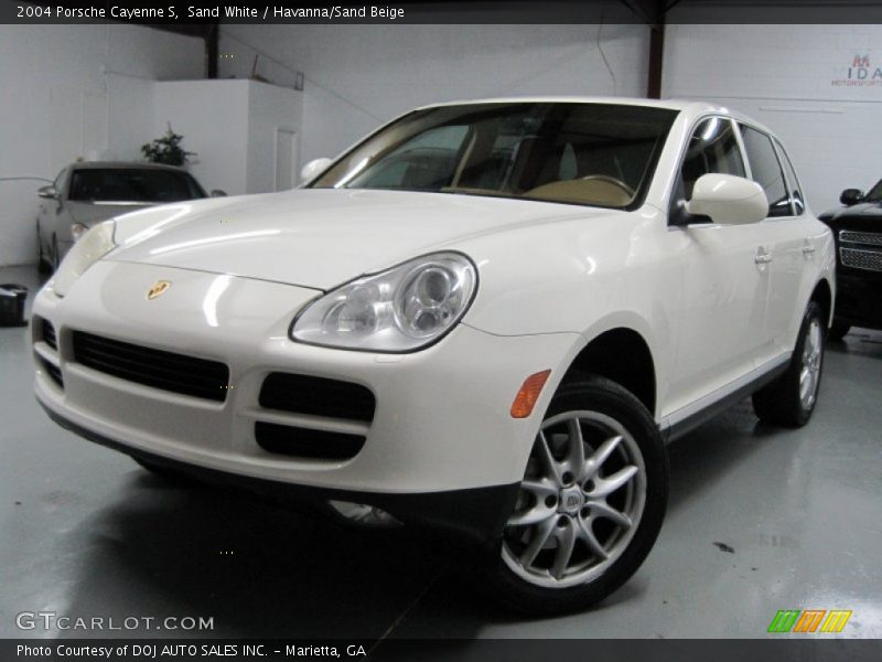 Sand White / Havanna/Sand Beige 2004 Porsche Cayenne S