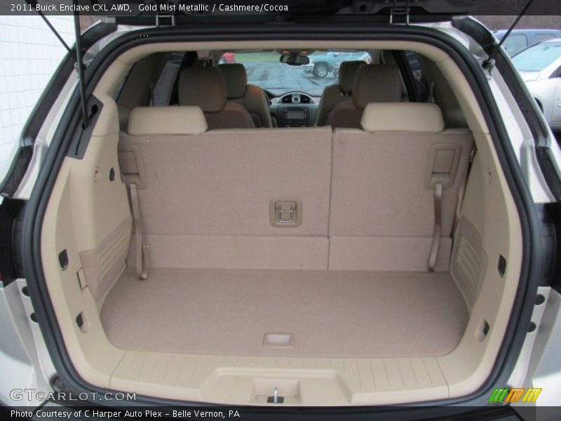 Gold Mist Metallic / Cashmere/Cocoa 2011 Buick Enclave CXL AWD