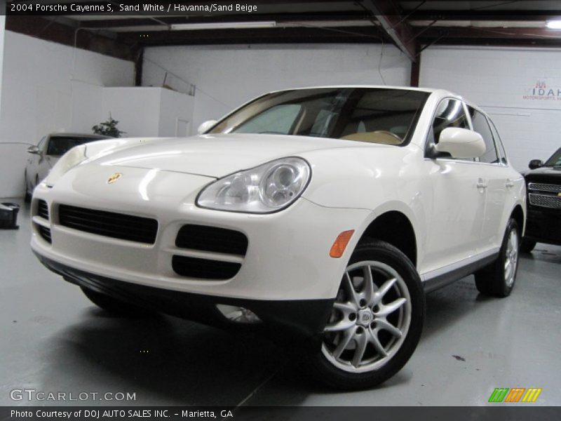 Sand White / Havanna/Sand Beige 2004 Porsche Cayenne S