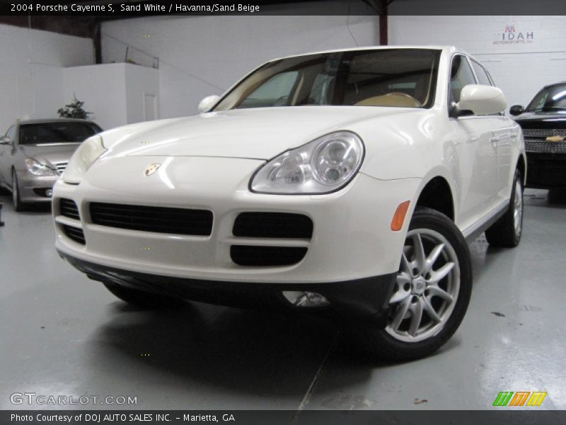 Sand White / Havanna/Sand Beige 2004 Porsche Cayenne S