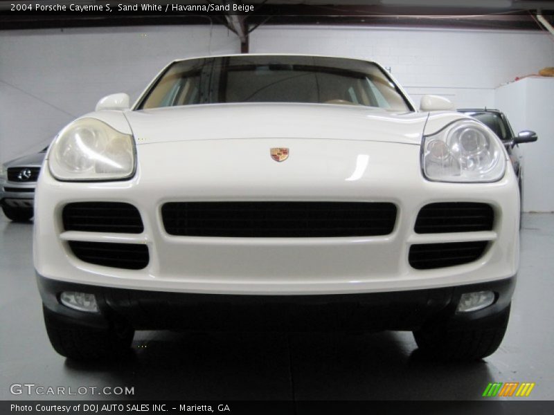 Sand White / Havanna/Sand Beige 2004 Porsche Cayenne S