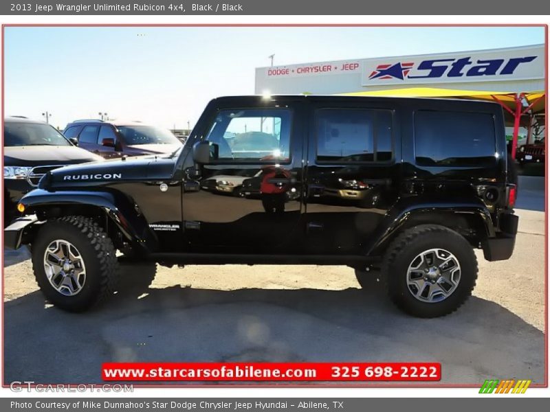 Black / Black 2013 Jeep Wrangler Unlimited Rubicon 4x4