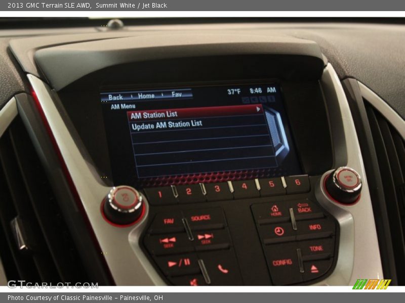 Summit White / Jet Black 2013 GMC Terrain SLE AWD