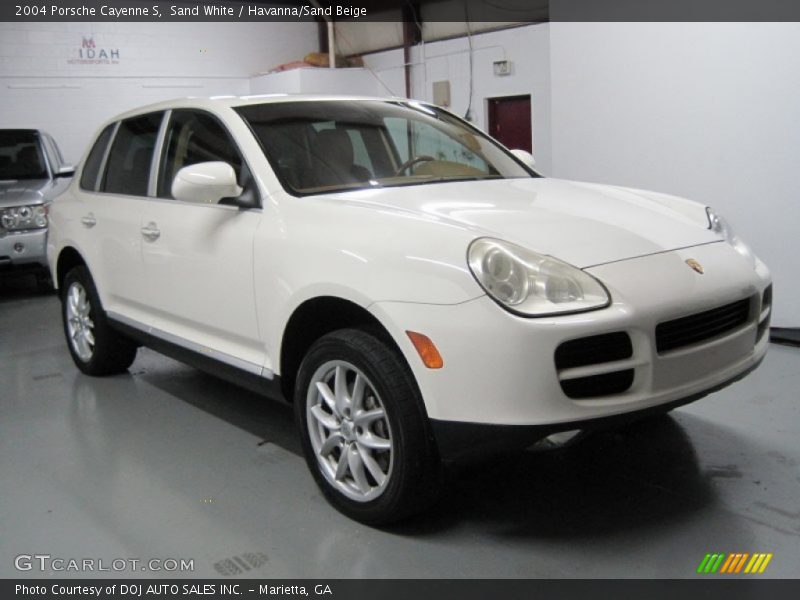 Sand White / Havanna/Sand Beige 2004 Porsche Cayenne S