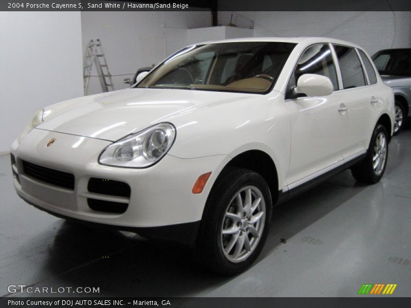 Sand White / Havanna/Sand Beige 2004 Porsche Cayenne S