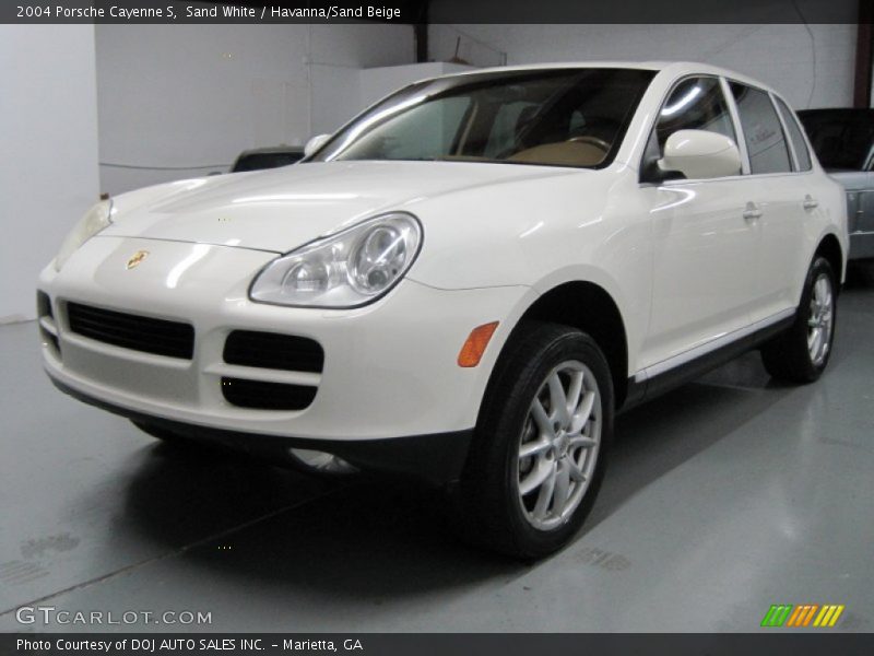 Sand White / Havanna/Sand Beige 2004 Porsche Cayenne S