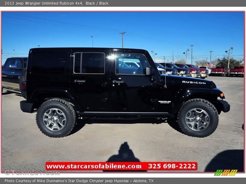 Black / Black 2013 Jeep Wrangler Unlimited Rubicon 4x4