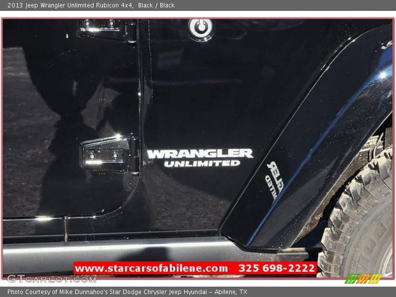 Black / Black 2013 Jeep Wrangler Unlimited Rubicon 4x4