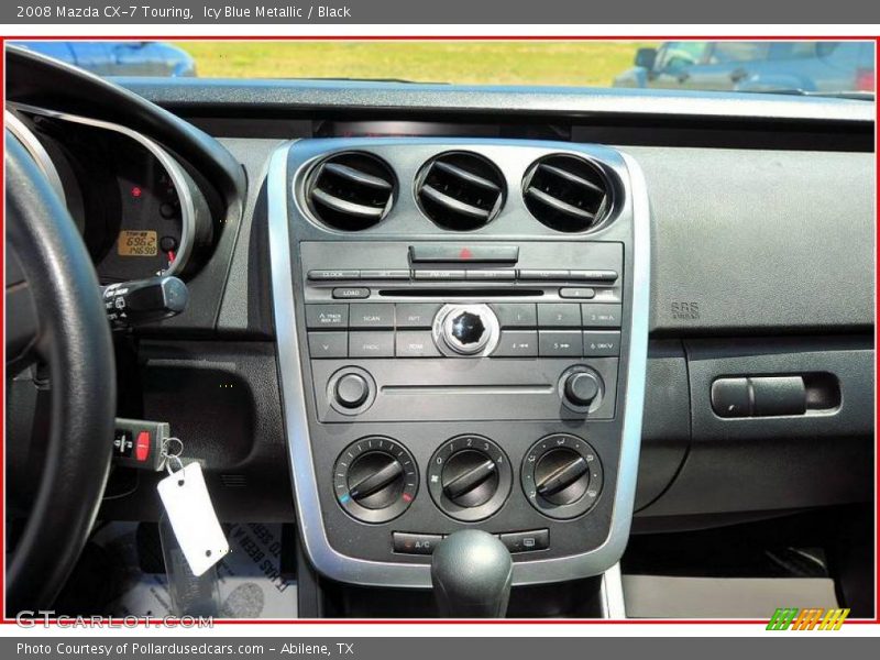 Icy Blue Metallic / Black 2008 Mazda CX-7 Touring