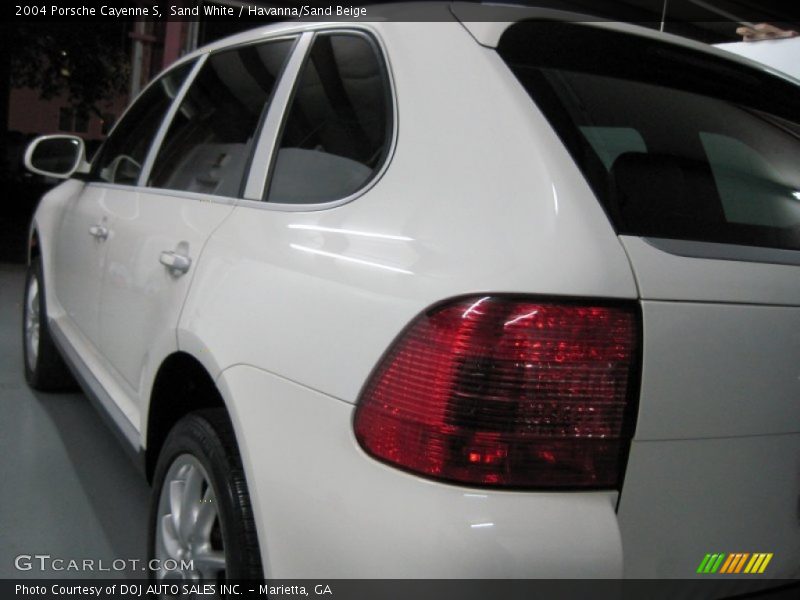 Sand White / Havanna/Sand Beige 2004 Porsche Cayenne S