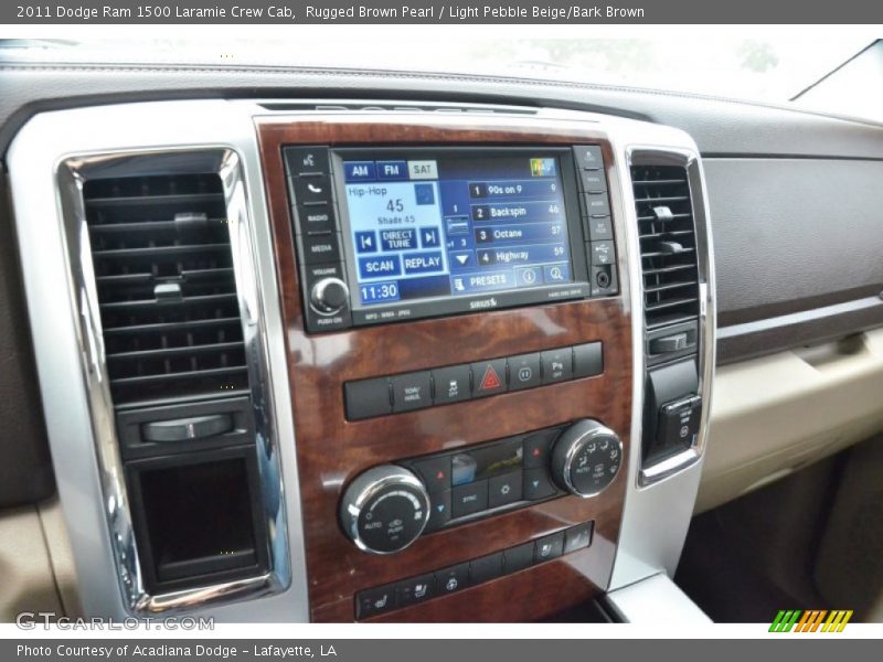 Rugged Brown Pearl / Light Pebble Beige/Bark Brown 2011 Dodge Ram 1500 Laramie Crew Cab