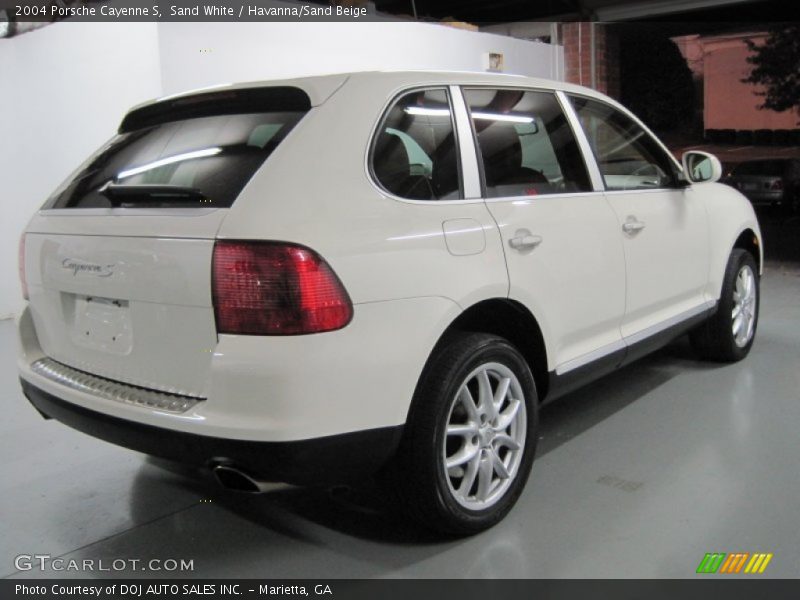Sand White / Havanna/Sand Beige 2004 Porsche Cayenne S