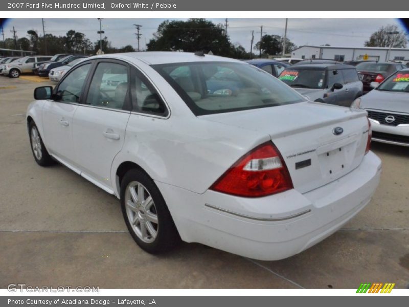 Oxford White / Pebble 2007 Ford Five Hundred Limited